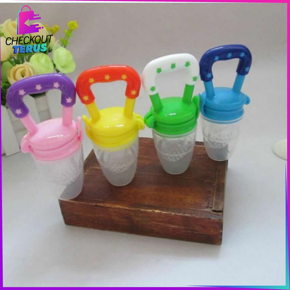 CT C44 45 Dot Buah Bayi Baby Fruit Feeder Rattle Teether Empeng Dot Buah Anak Bayi Mainan Gigitan Bayi Dot Baby