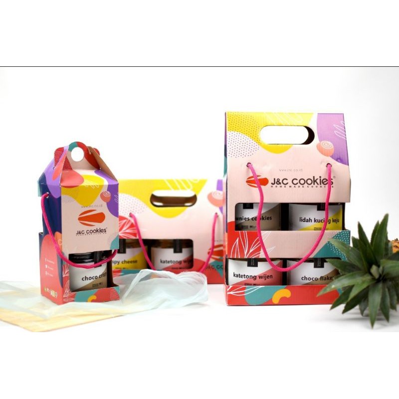 

karton hampers jnc ukuran jar/kaca
