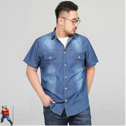 KEMEJA JUMBO XXL XXXL 2XL 3XL FRANCE MARTINE  QUALITY MOTIF BATIK KOMBINASI WARNA WARNI BAGUS