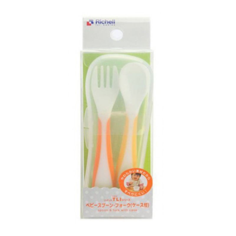 Richell Sendok Garpu Anak UF Baby Spoon &amp; Fork with Case