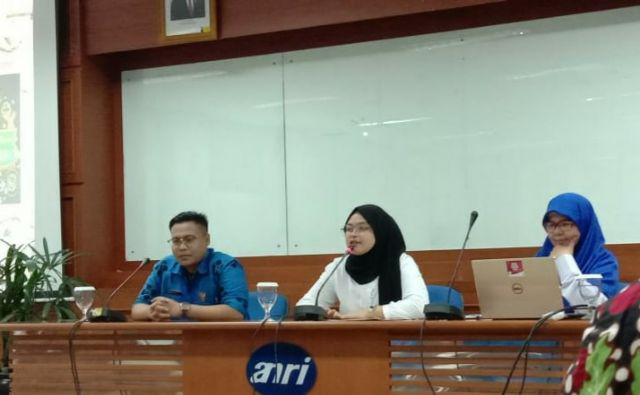 Batik Pria Pancasila Biru Size M - Xxl  Batik Solo Halus Asli Katun Sragenan Full Furing