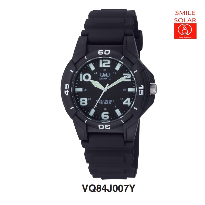 SALE Jam Tangan Pria Sporty Rubber Analog Original Q&amp;Q QNQ QQ VQ84 VQ84J Series