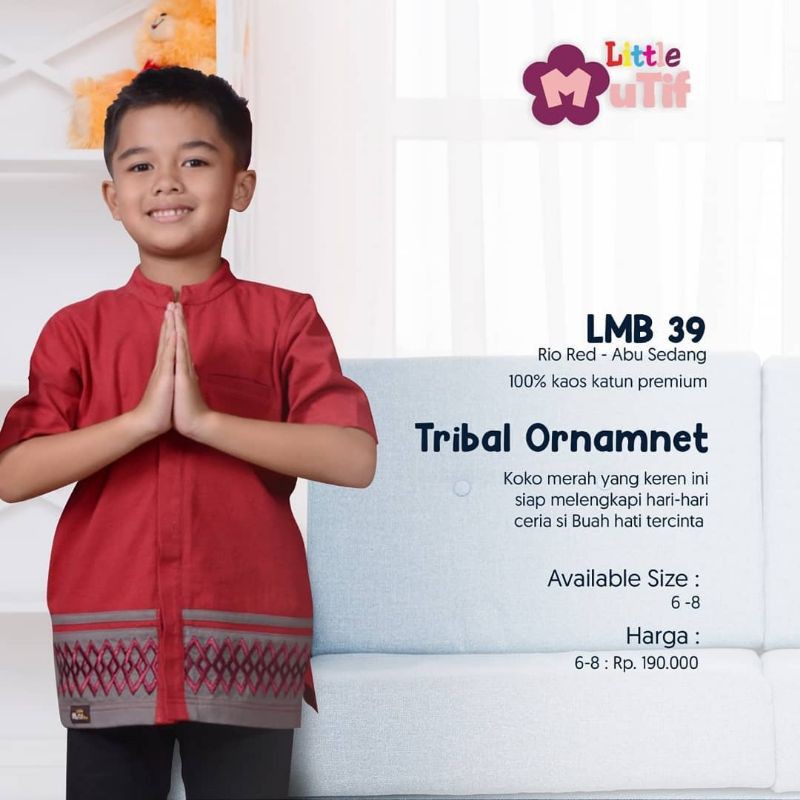 MUTIF ANAK LMB 39 MARON / KAOS ANAK MUTIF