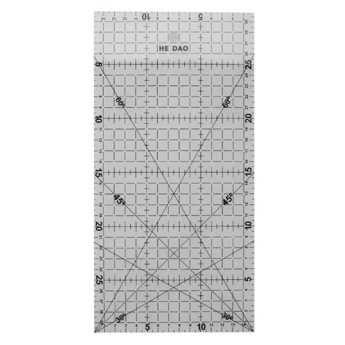 

[COD] Penggaris Patchwork Ruler Quilting Tools High Grade Acrylic Material SPECIAL Kode 1356