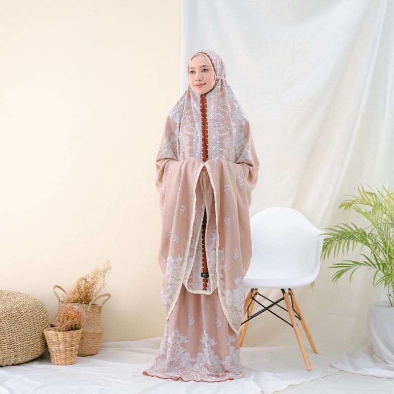 MUKENA ZIANISA BORDER 2IN1 ALEEZA SERIES ALLSIZE