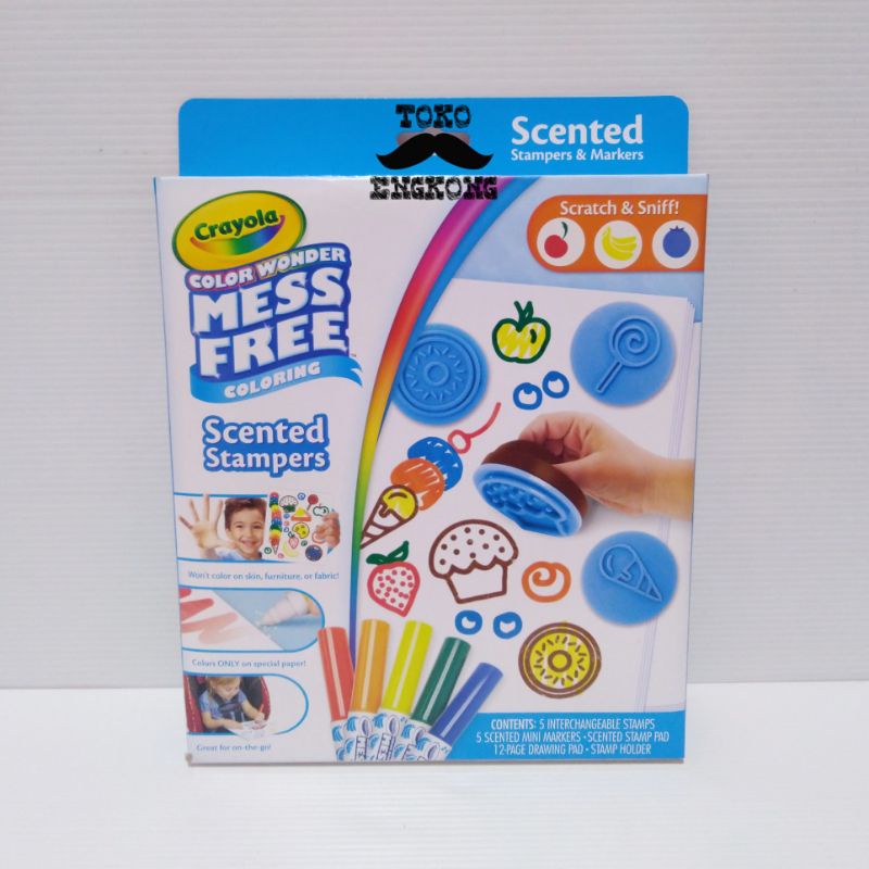 

CRAYOLA MESS FREE COLORING SCENTED STAMPER AND MARKERS