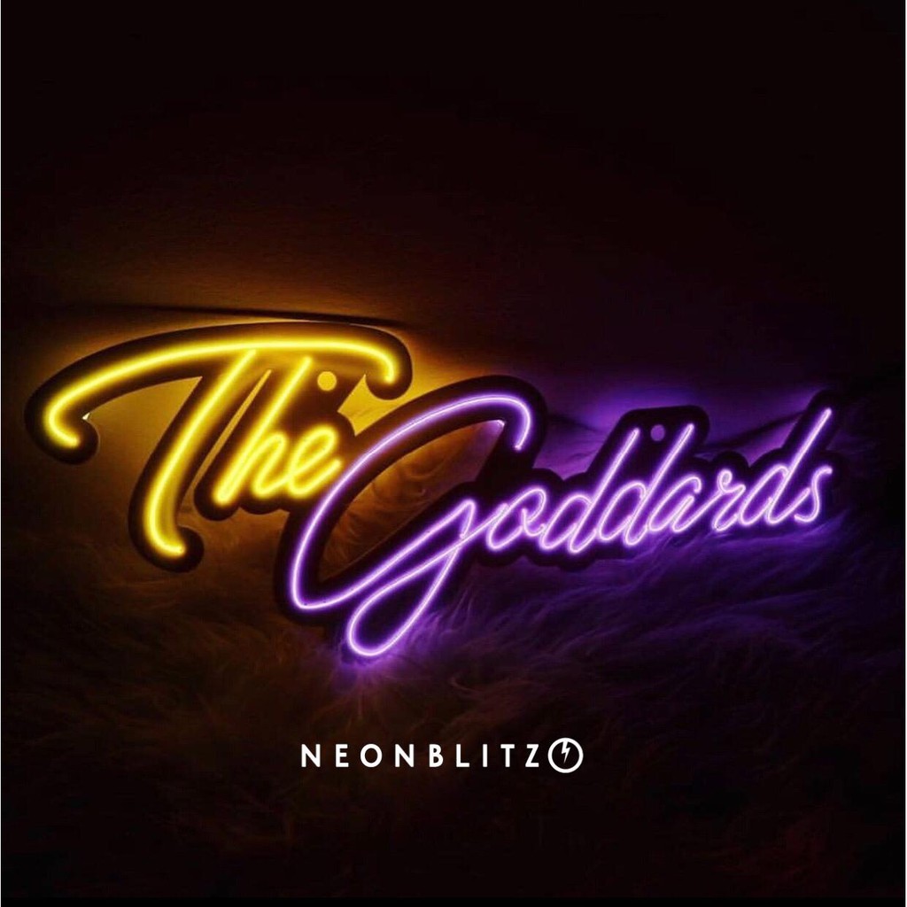 Custom Neon El Wire 40x15cm 1-6 huruf