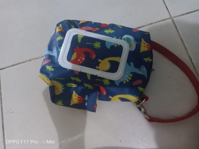2 In 1 & 3 In 1 Tissue Cover / Tempat Tisu Kering, Basah, & Hand Sanitizer (motif Dino)