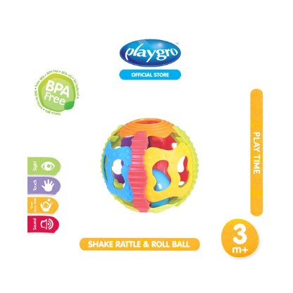 Playgro Shake Rattle &amp; Roll Ball