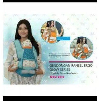 Gendongan Ransel Moms Baby Ergo Glow series