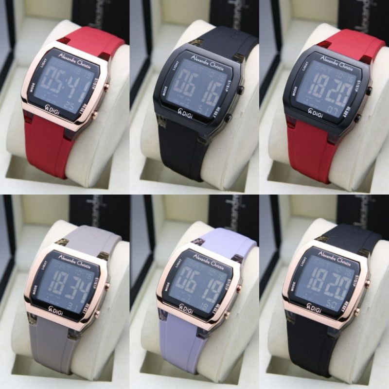 Alexandre christie 9348 / jam ac wanita digital / ac 9348