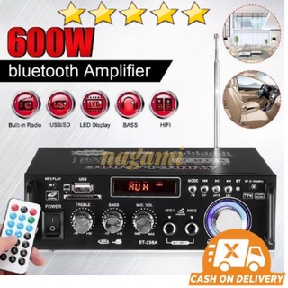Amplifier Power Amplifier Bluetooth Multifungsi karaoke, home theater, Aux, usb, dll