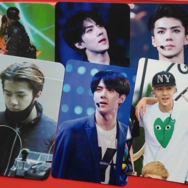 SEHUN PHOTOCARD ORIGINAL FROM FANSITE GIFTS