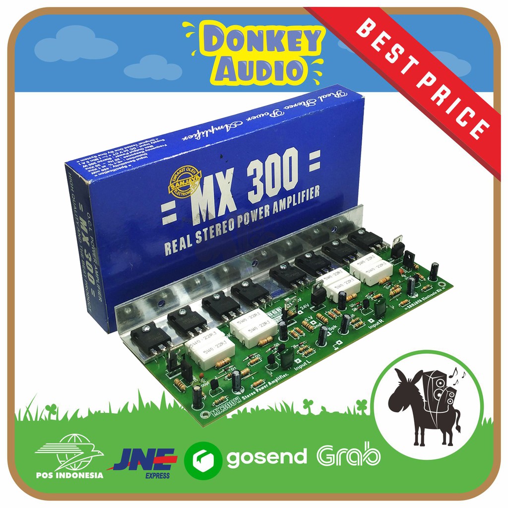 KIT POWER AMPLIFIER STEREO MX 300W AMPLIFIER BELL BGR