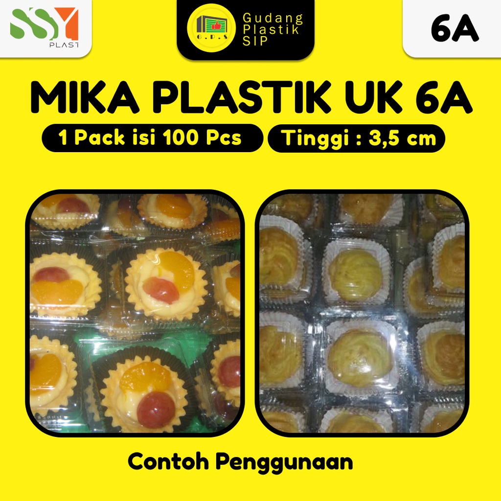 Mika Kue UK 6A Bening isi 100 / Food Grade