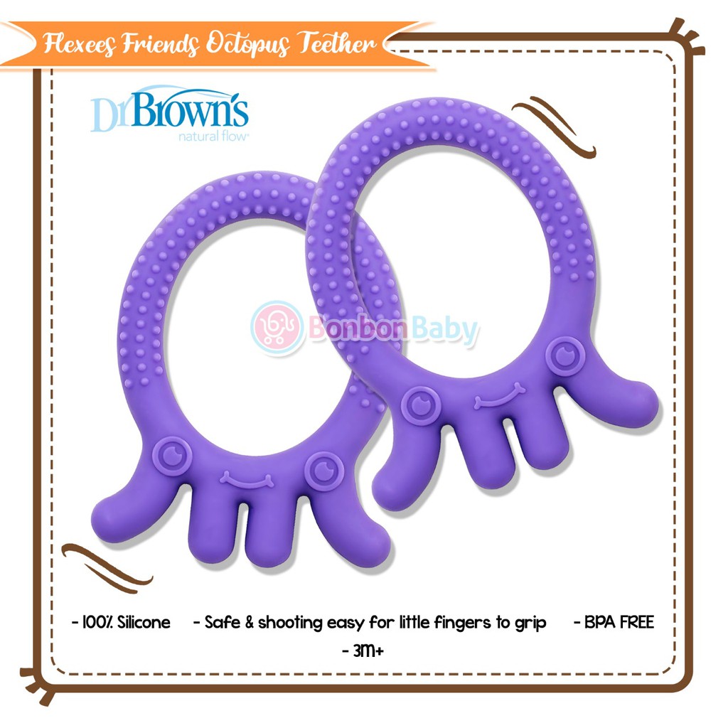 Dr Brown's Octopus Teether (TE006) / gigitan bayi