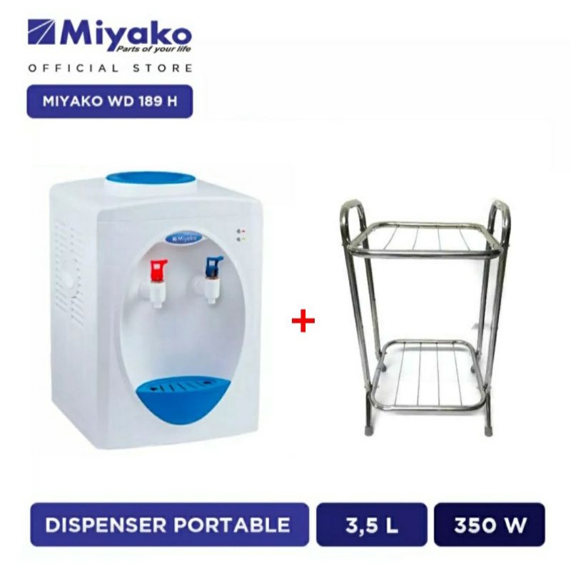 Dispenser Miyako WD 189 H Hot &amp; Normal Dispenser Air Miyako 189H Dispenser Galon Atas Miyako