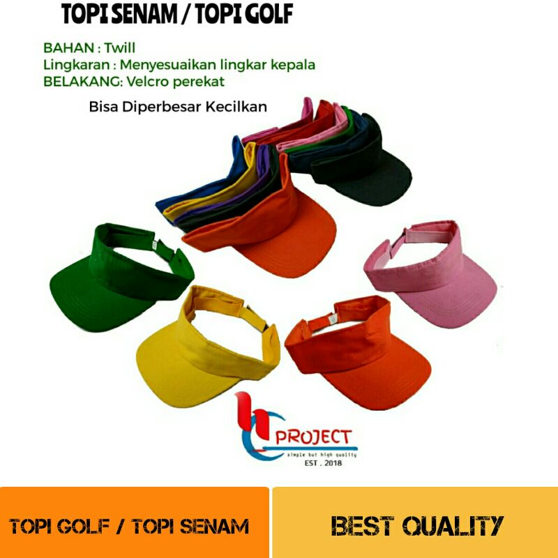 Topi golf Topi olahraga Topi tenis Topi senam