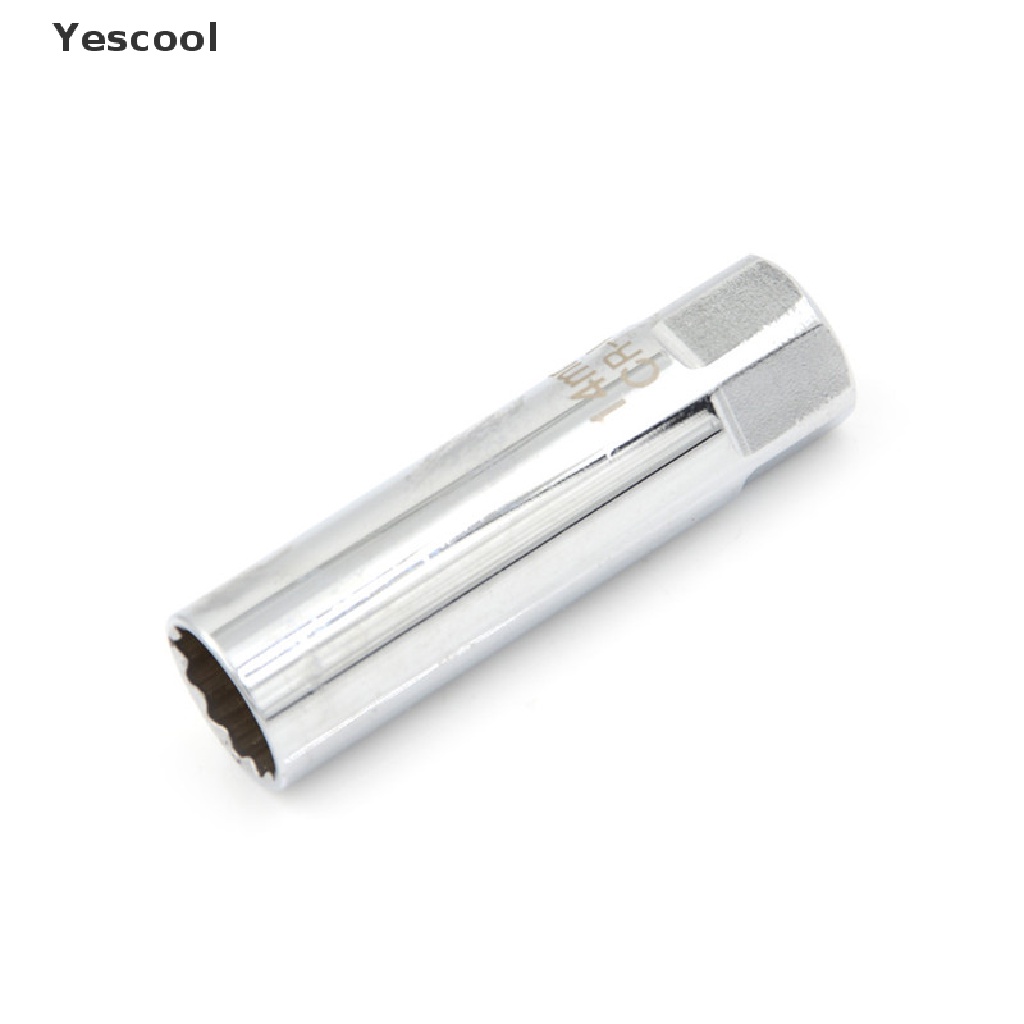 Yescool Kunci Sok Busi 12 Titik Bahan Metal Ukuran 14mm