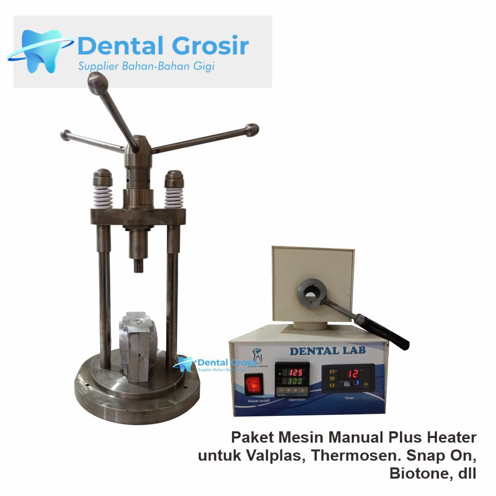 Paket Alat Dental Manual untuk Valplas, Thermosen, Felexy, Snap On, Biotone dan Kuvet