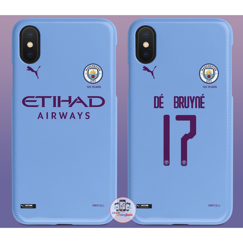 CUSTOM CASE PREMIUM HARDCASE FULLPRINT 3D MAN.CITY 19/20 UNTUK IPHONE,SAMSUNG,OPPO,VIVO,