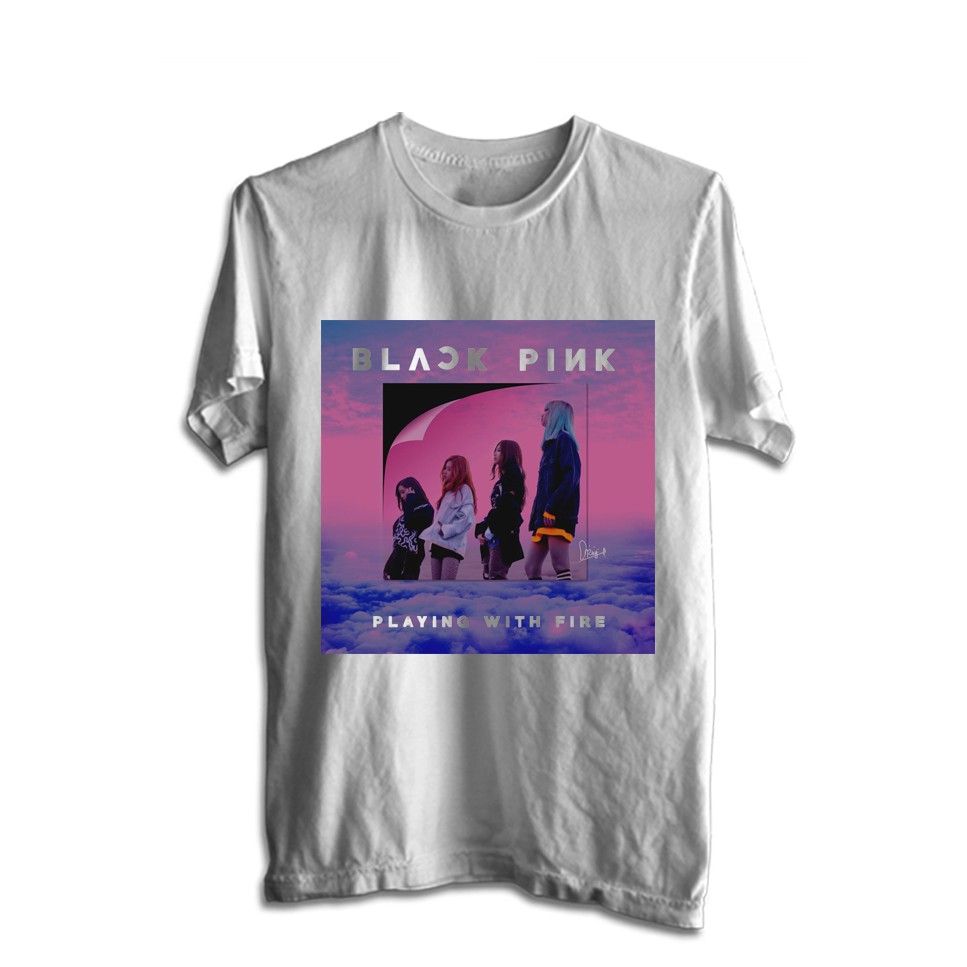 kaos blackpink kaos santai pria/wanita 8