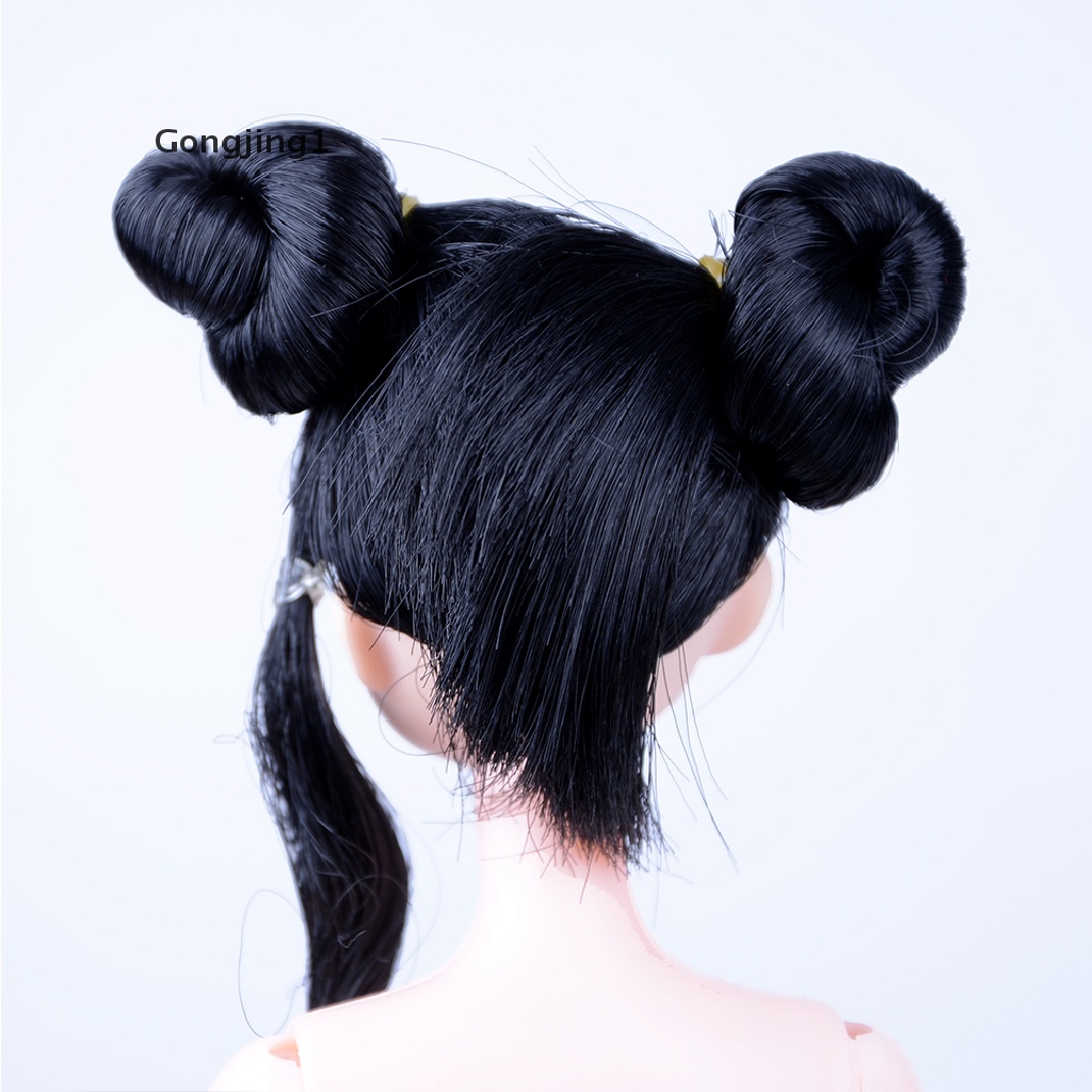 Gongjing1 Kepala Boneka Barbie Dengan Rambut DIY Skala 1: 6