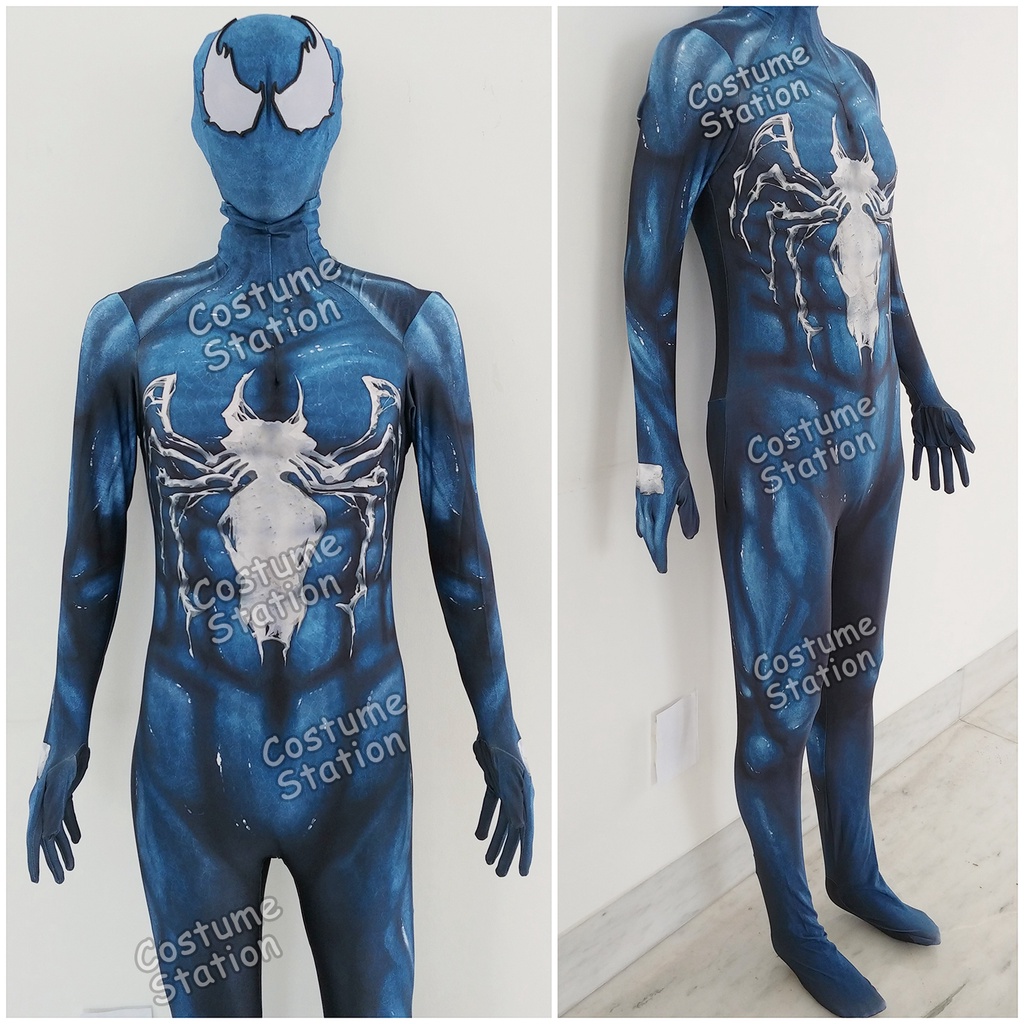 Kostum Venom / Costume Spiderman Symbiote Marvel pria dewasa