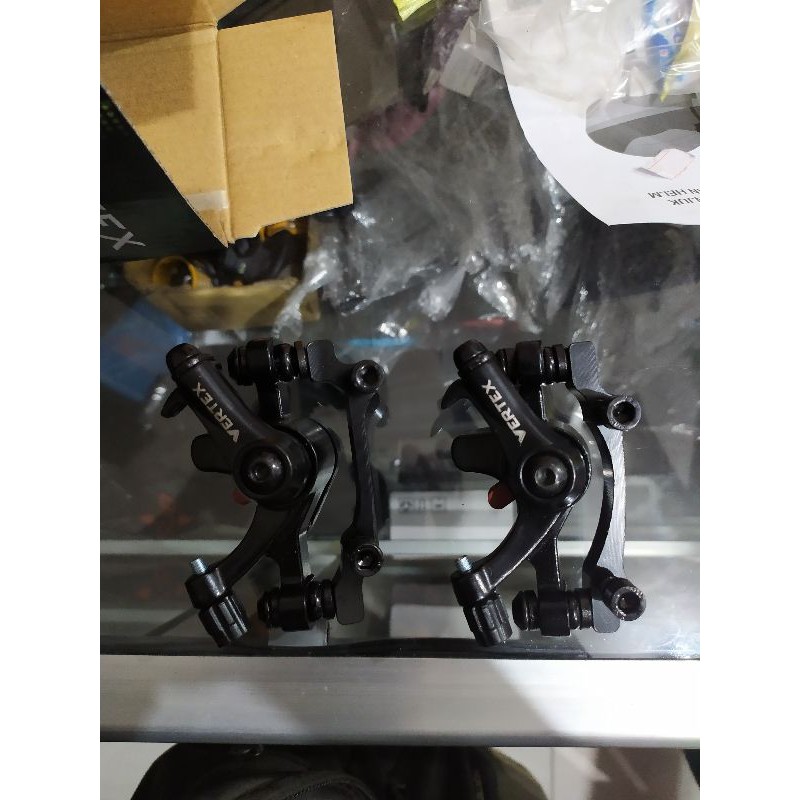 Kepala Rem cakram sepeda MTB minion depan dan belakang kaliper Vertex