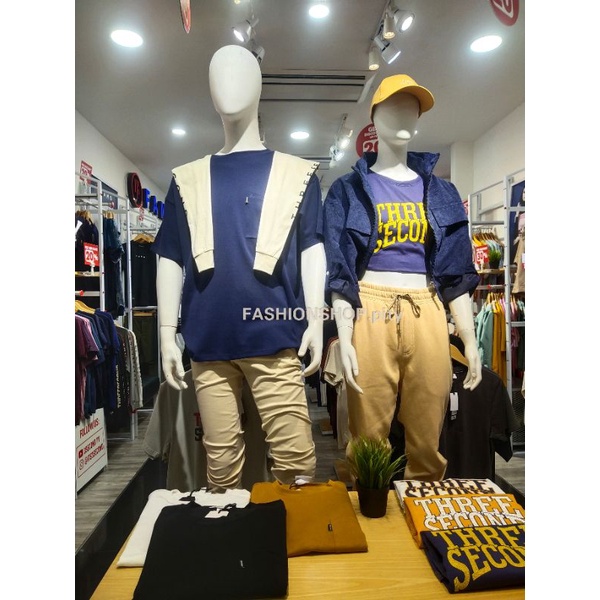 [100% ORIGINAL 0922] KAOS 3SECOND PRIA OVER SIZE BERKANTONG POLOS NEW ARRIVAL WARNA HITAM NAVY ABU U