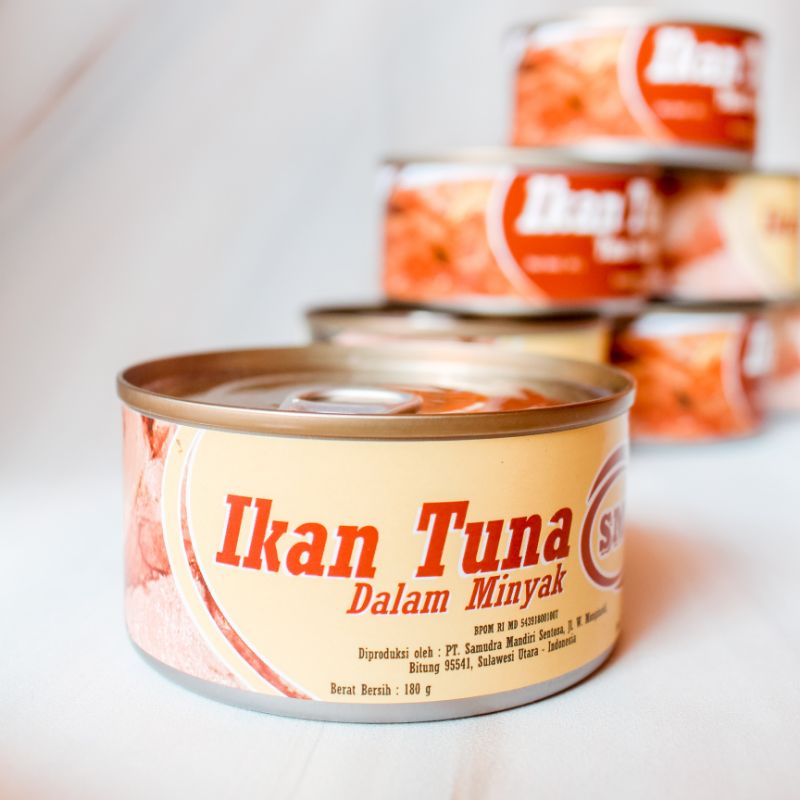 

IKAN KALENG TUNA SMS • HALAL NO PENGAWET MSG