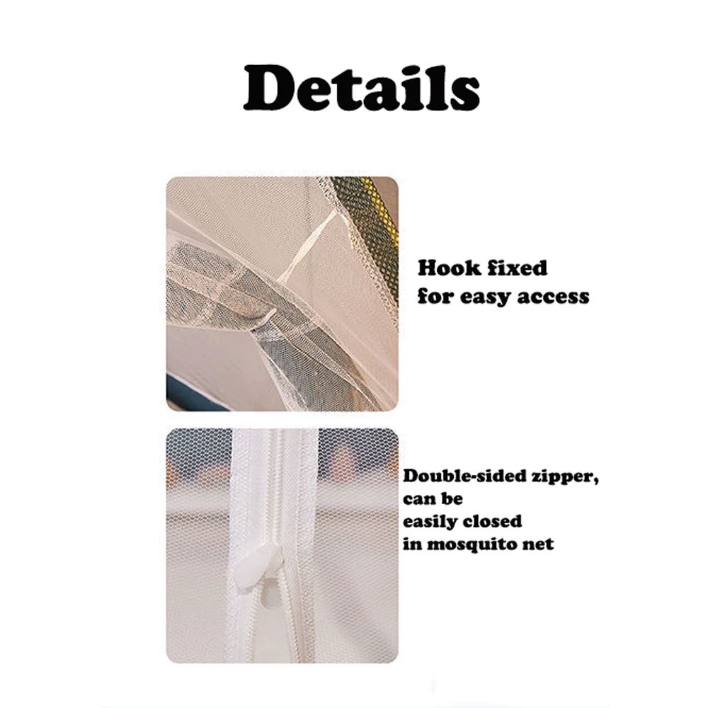 Jaring Anti Nyamuk Kelambu Kasur Tempat Tidur Chiffon Mosquito Net 180x200cm / Kelambu / Jaring Nyamuk