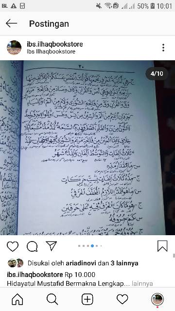 Hidayatul mustafid makna pesantren