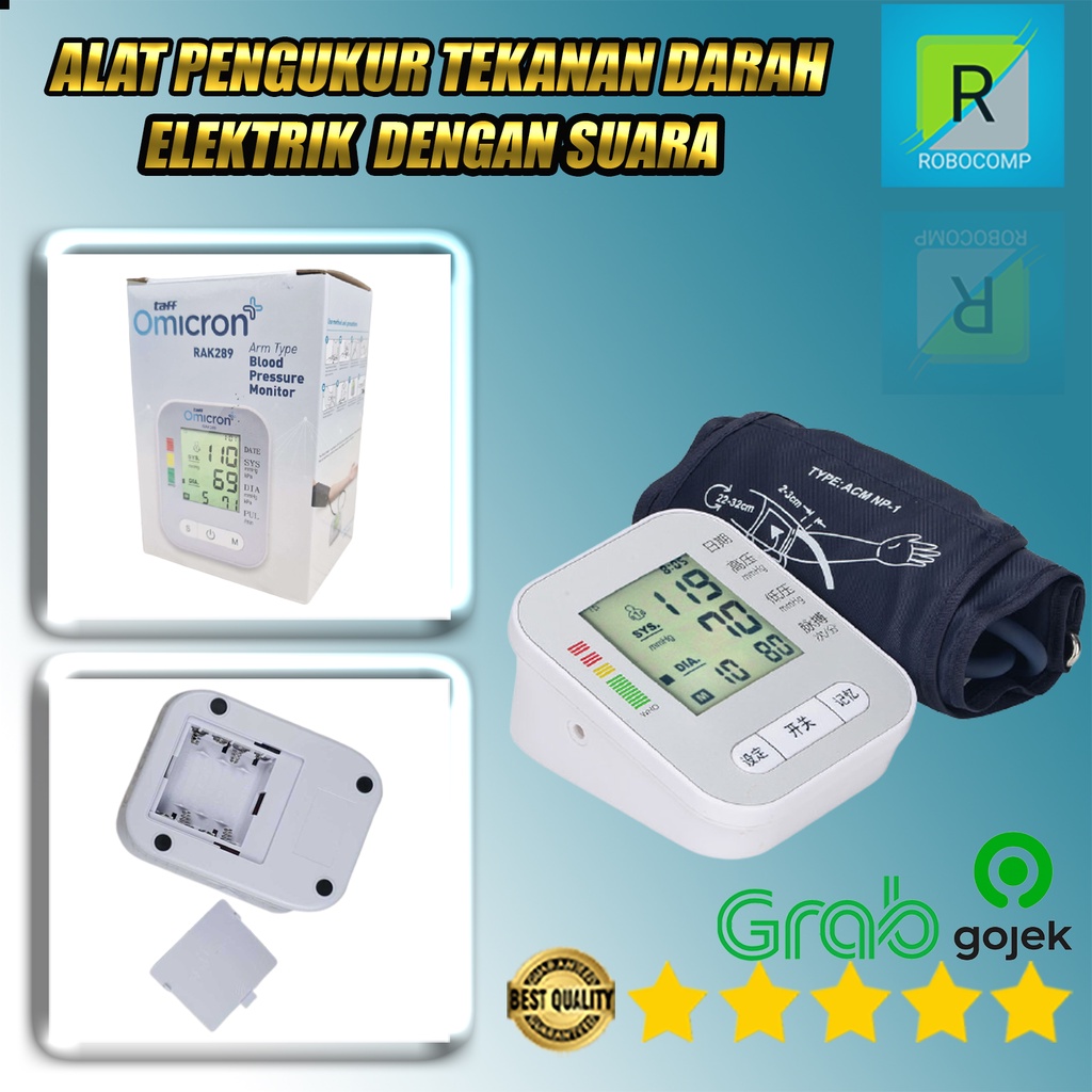 Pengukur Tekanan Darah Intellective Electronic Blood Pressure with Voice - TaffOmicron