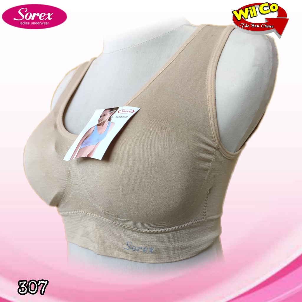 K307 - BRA/BH SPORT SOREX BUSA (bisa dilepas) STRETCH TANPA KAWAT FREE SIZE