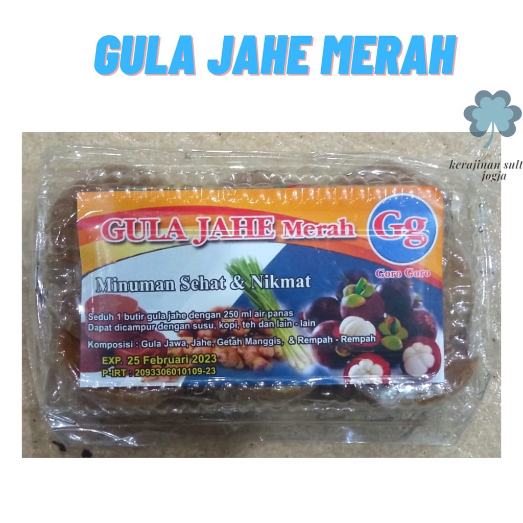 

GULA JAHE MERAH JOGJA CITARASA JAHE MERAH HERBAL