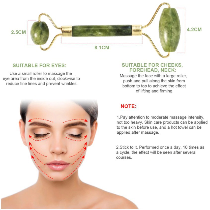 Alat Pijat Muka Wajah / Roller Face Massager / Alat Penirus Pipi