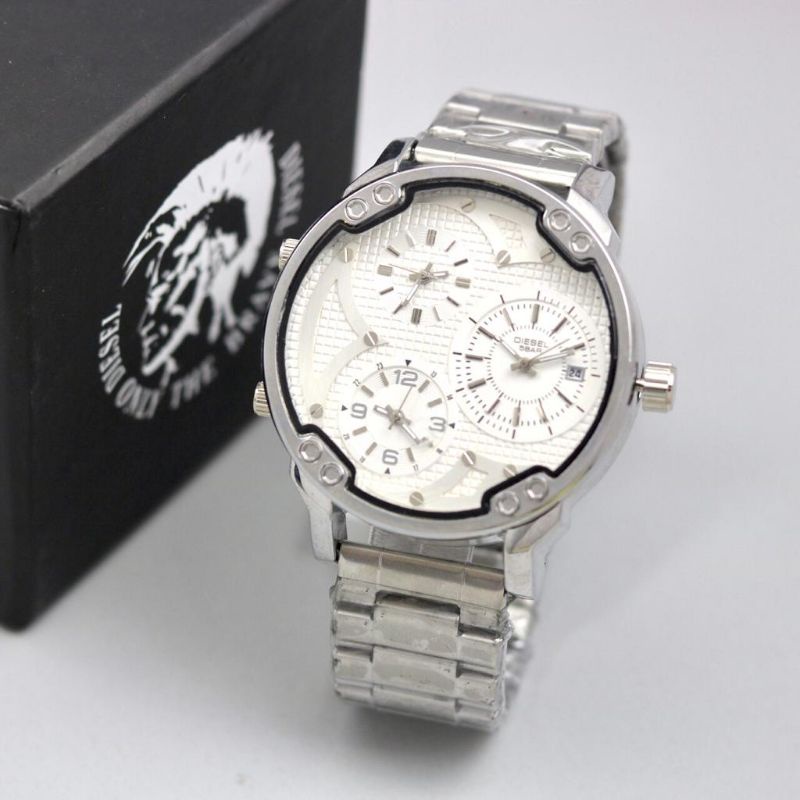 Jam Tangan Dualtime Jam Tangan Chronograph Pria Stainliss Steel