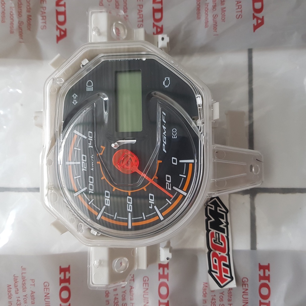 SPEEDOMETER SPEDOMETER SPIDOMETER SPIDO SPEDO SPEEDO METER HONDA NEW BEAT FI F1 ESP DIGITAL 2017 NON IIS  ORI ORIGINAL HONDA AHM HGP ASLI 37100-K81-N01