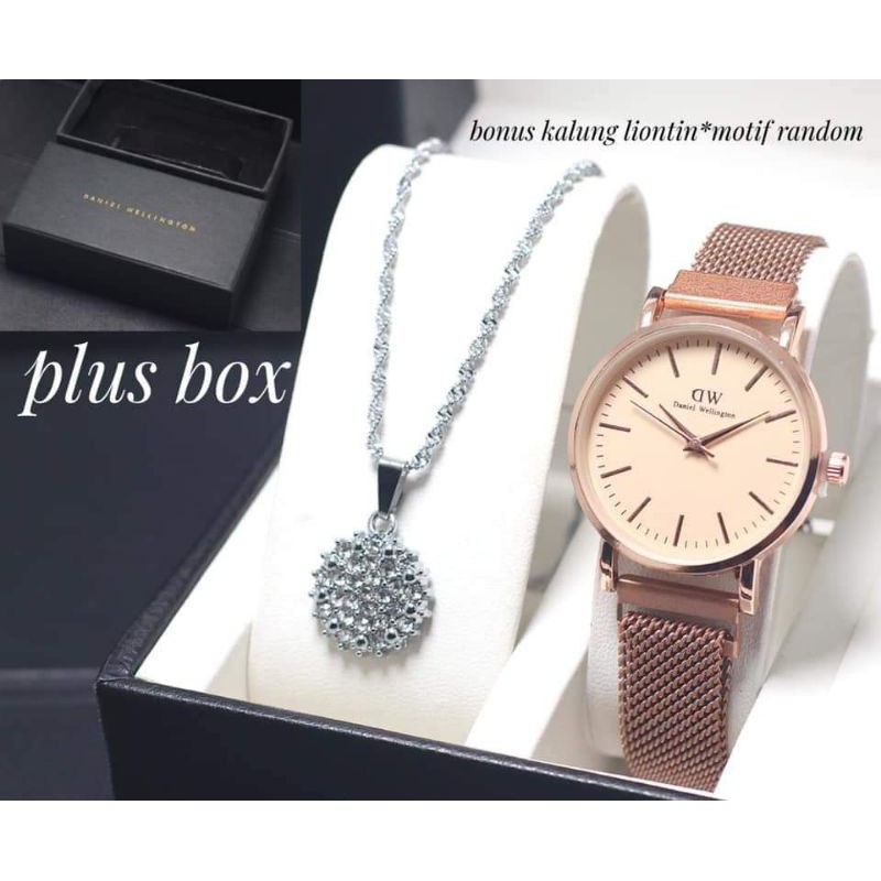 JAM TANGAN DW PASIR MAGNET FREE KALUNG &BOX 3CM