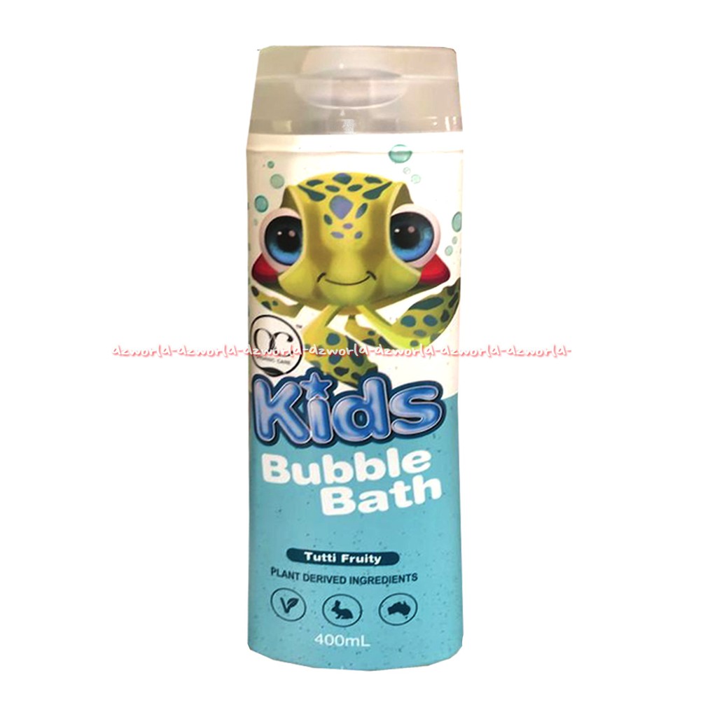 Organic Care Kids Bubble Bath Bubbling Shower Gel 400ml Sabun Mandi Bayi Tutti Fruity