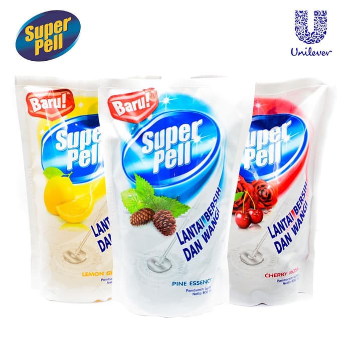 Super pell pembersih lantai 800ml