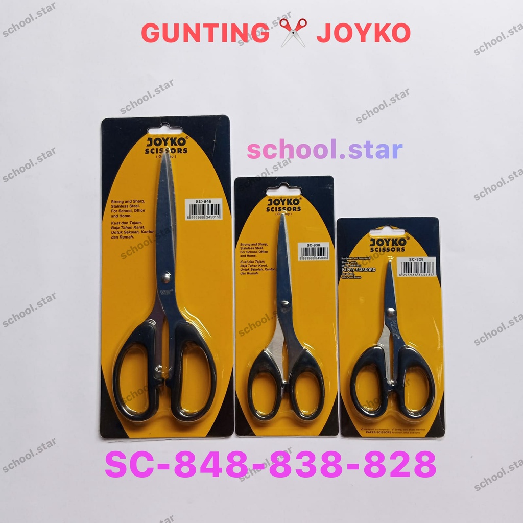 

GUNTING ✂️ JOYKO STAINLESS STEEL SC-828-838-848
