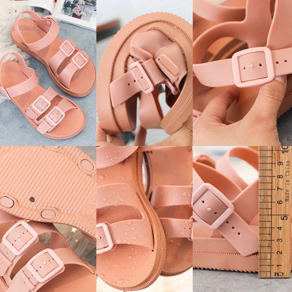 PROMO NGABISIN STOCK!!! Sandal Tali Jelly ALMA Gesver Double Import 3613 - 4H