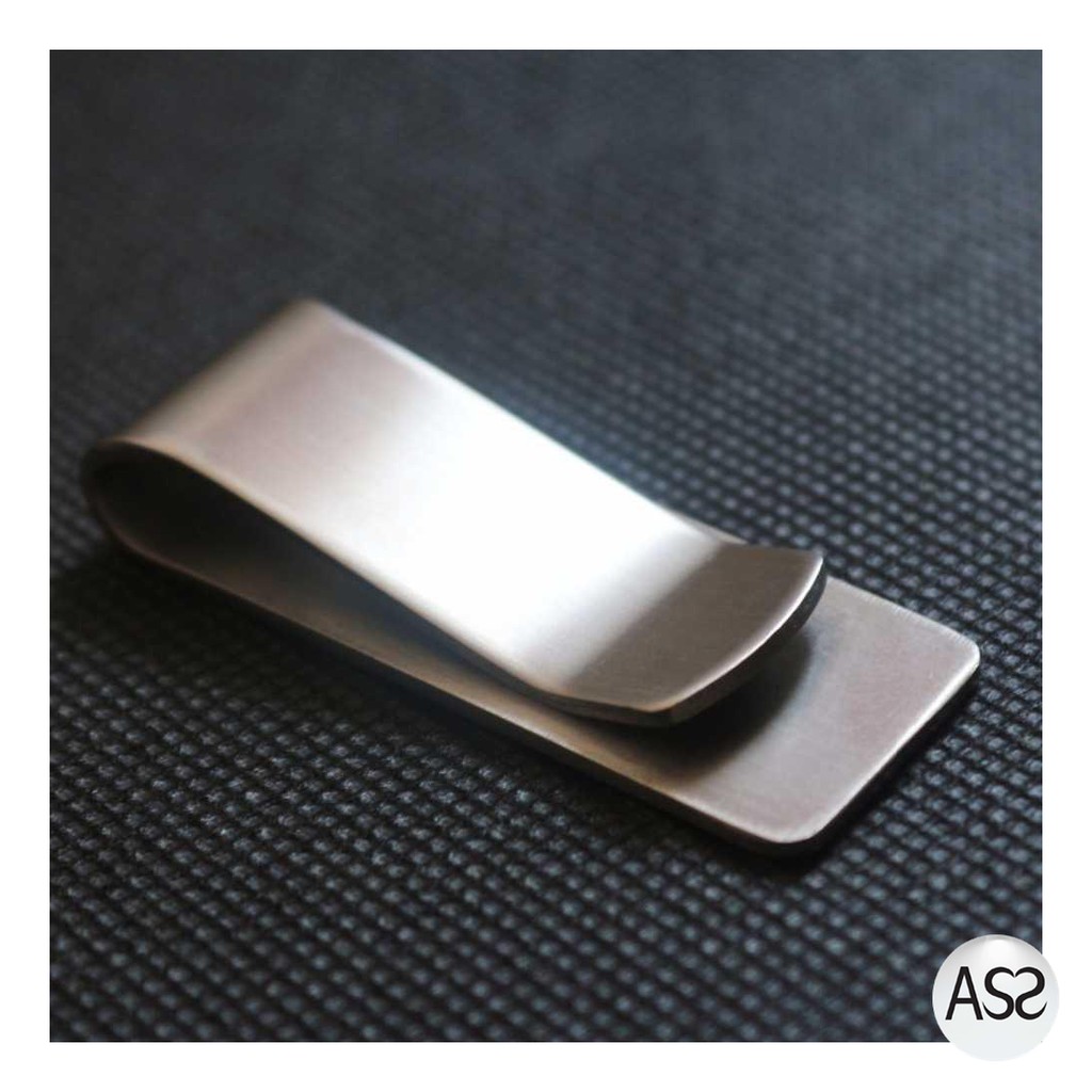 ASS Shop - Rhodey Dompet Klip Uang Kertas Stainless Steel - HHYF