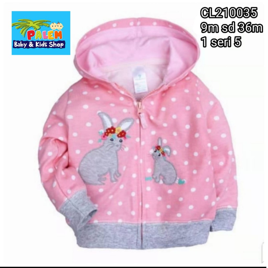 jaket motif terbaru catell love usia 9M-3T