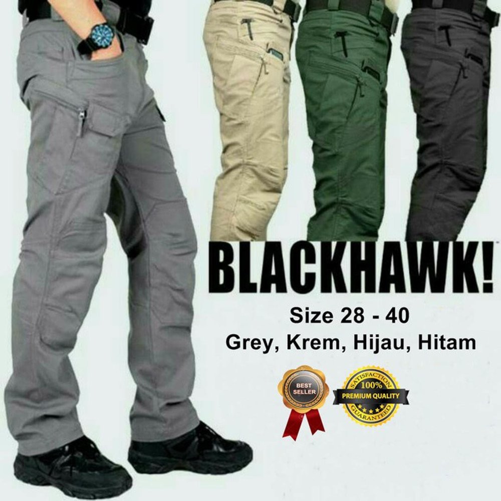  Celana  Blackhawk Tactical Outdoor Polisi PDL Cargo  Panjang  