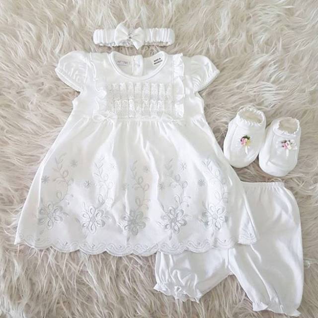 Baju Bayi Newborn baru Lahir Beautiful Set  New Born Baby Dress