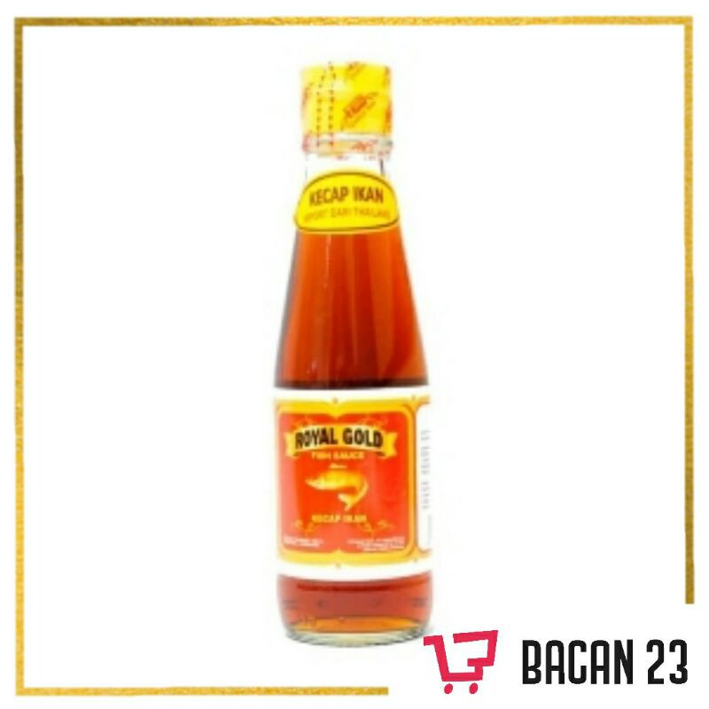 Royal Gold Kecap Ikan (200ml) / Saus Kecap Ikan Botol Kecil / Bacan 23 - Bacan23