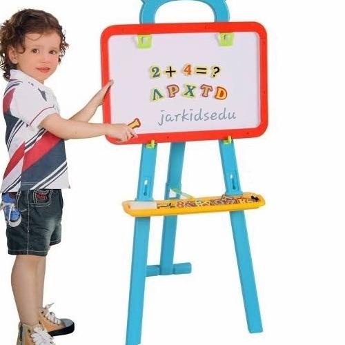 

Mainan Papan Tulis Anak Jumbo 3In1 Learning Easel White Black Board